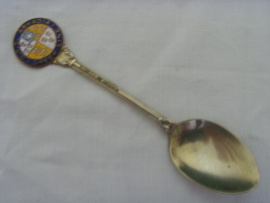 SILVER SPOON FROM THE GREEK SHIPPING LINE VESSEL THE ARKADIA
